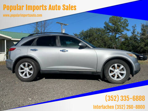 2005 Infiniti FX35 for sale at Popular Imports Auto Sales - Popular Imports-InterLachen in Interlachehen FL