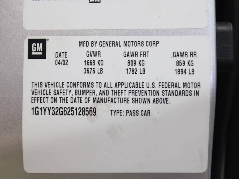 2002 Chevrolet Corvette