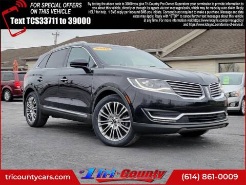 2016 Lincoln MKX for sale at Tri-County Pre-Owned Superstore in Reynoldsburg OH