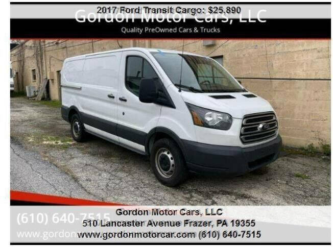 2017 Ford Transit for sale at Gordon Motor Cars, LLC in Frazer PA