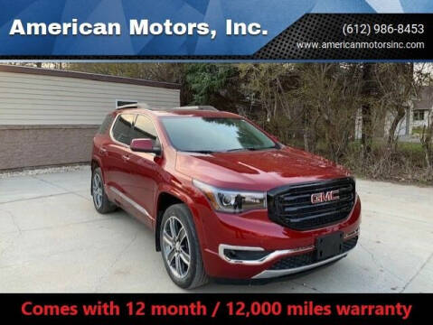 2019 GMC Acadia for sale at American Motors, Inc. in Farmington MN