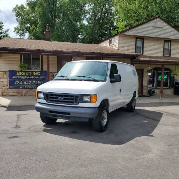 2007 Ford E-Series Cargo for sale at BIG #1 INC in Brownstown MI