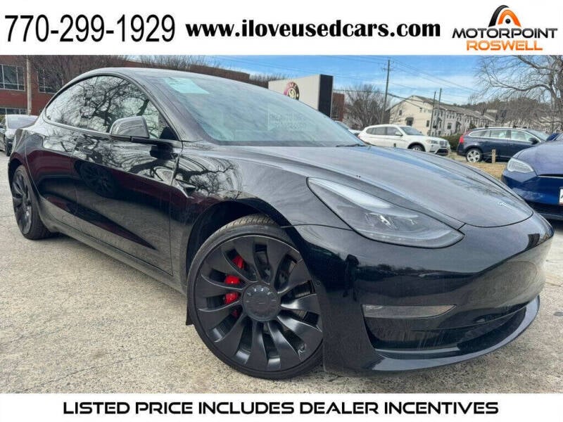 2022 Tesla Model 3 for sale at Motorpoint Roswell in Roswell GA