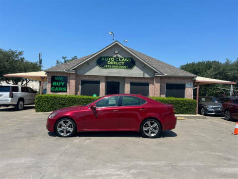 2012 Lexus IS 250 for sale at Auto Class Direct in Plano TX