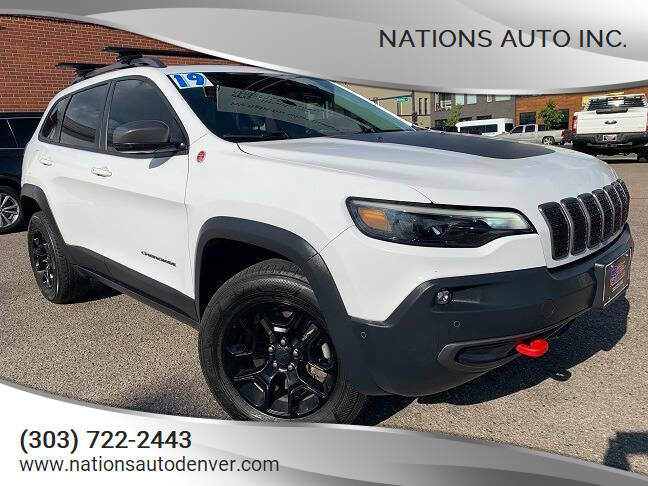 2019 Jeep Cherokee for sale at Nations Auto Inc. in Denver CO