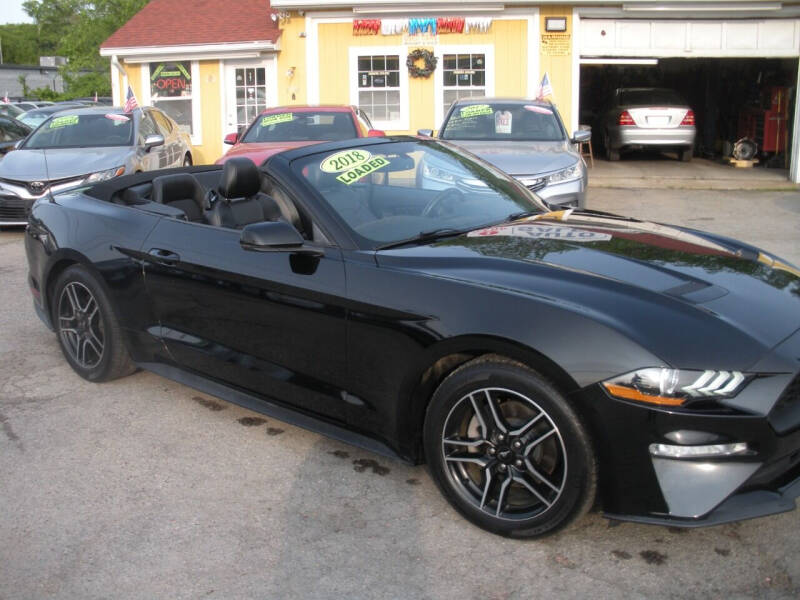 2018 Ford Mustang for sale at One Stop Auto Sales in North Attleboro MA