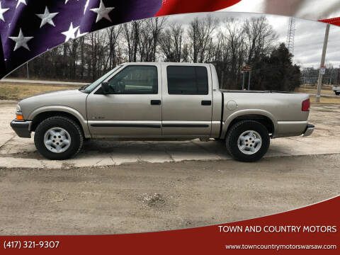 2002 Chevrolet S-10 for sale at Town and Country Motors in Warsaw MO