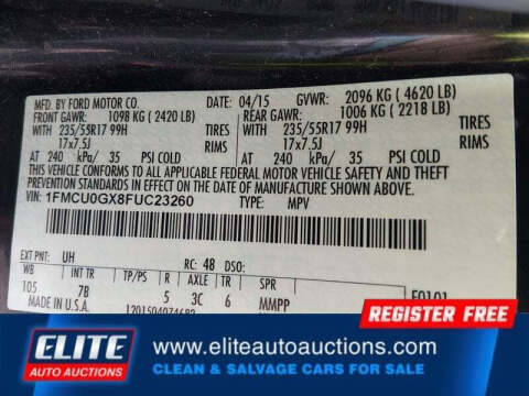 2015 Ford Escape SE