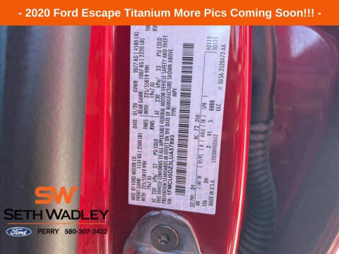 2020 Ford Escape Hybrid Titanium