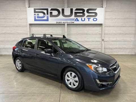 2015 Subaru Impreza for sale at DUBS AUTO LLC in Clearfield UT