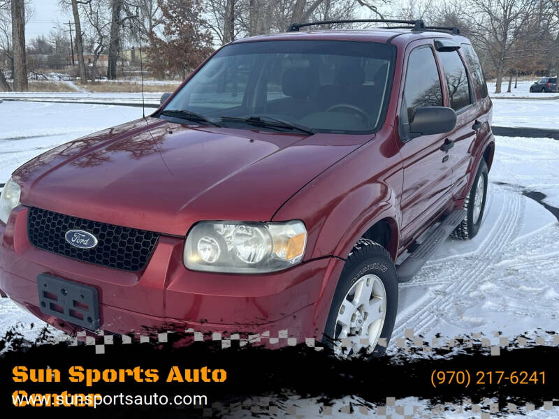 2007 Ford Escape for sale at Sun Sports Auto Center in Loveland CO