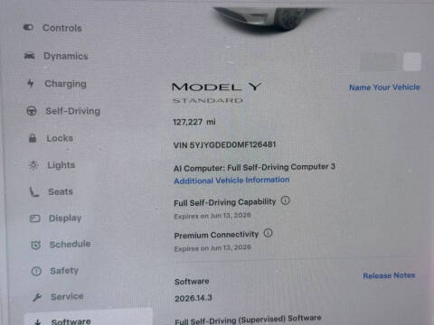 2021 Tesla Model Y Standard Range