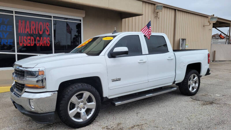 Used 2018 Chevrolet Silverado 1500 LT with VIN 3GCPCREC0JG314435 for sale in Houston, TX