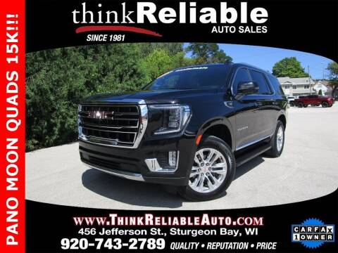 2021 GMC Yukon for sale at RELIABLE AUTOMOBILE SALES, INC in Sturgeon Bay WI