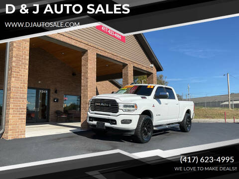 2022 RAM 2500 for sale at D & J AUTO SALES in Joplin MO