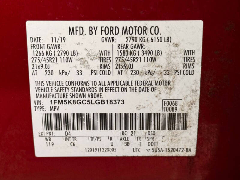 2020 Ford Explorer ST