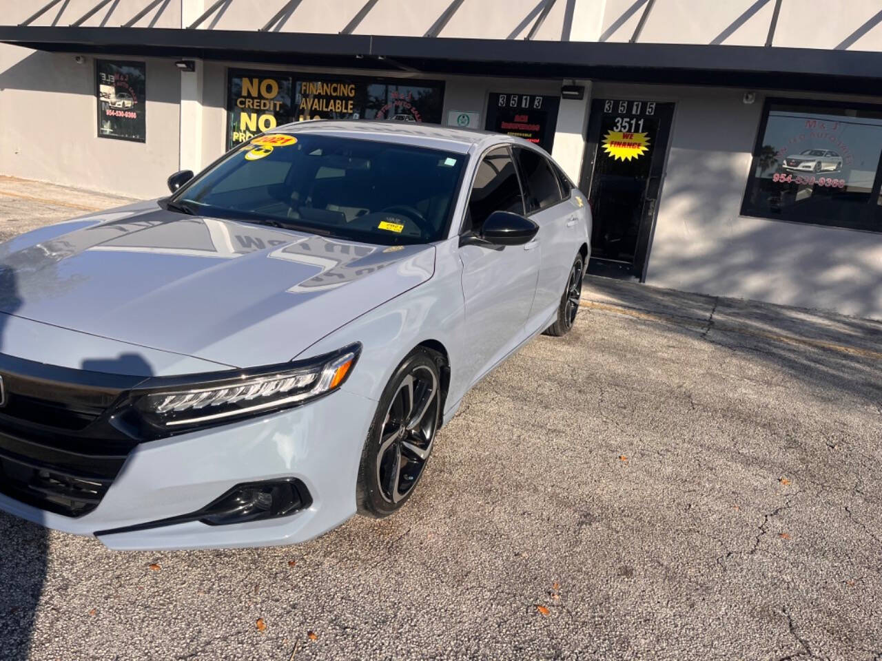 2021 Honda Accord for sale at M & J UNITED AUTO SALES in LAUDERDALE LAKES, FL