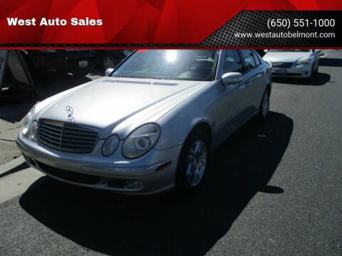 2003 Mercedes-Benz E-Class for sale at West Auto Sales in Belmont CA