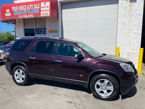 2009 GMC Acadia SLE-1