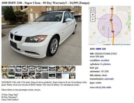 2008 BMW 3 Series 328i