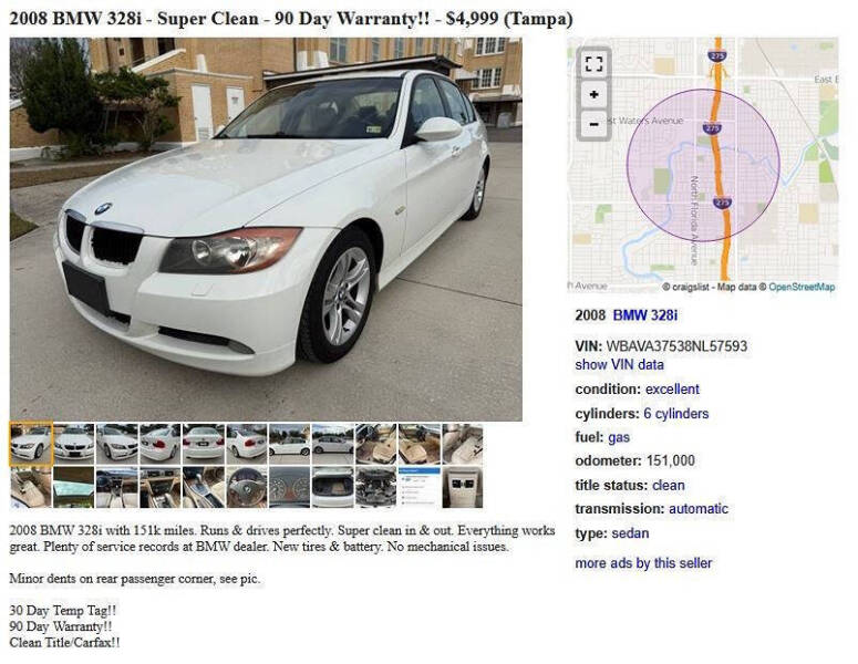 2008 BMW 3 Series 328i