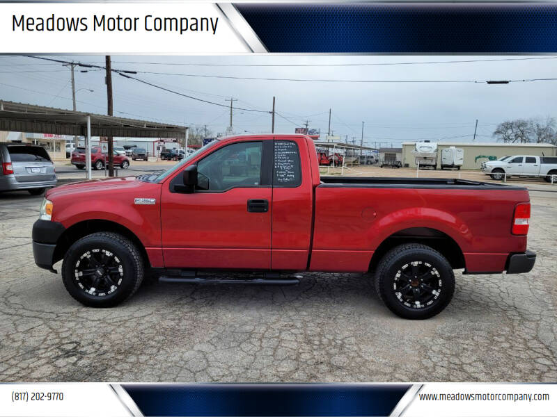 2007 Ford F-150 for sale at Meadows Motor Company in Cleburne TX