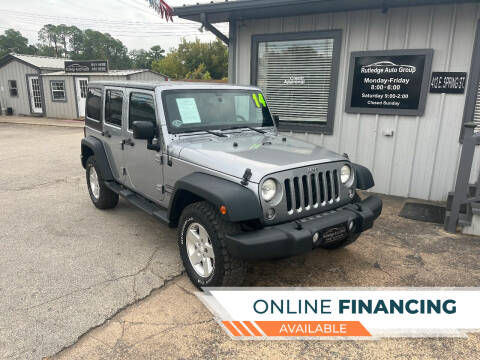 2014 Jeep Wrangler Unlimited for sale at Rutledge Auto Group in Palestine TX