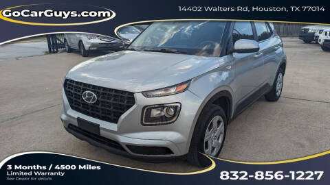 2020 Hyundai Venue for sale at Gocarguys.com in Houston TX