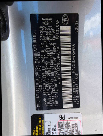 2006 Toyota Camry Solara