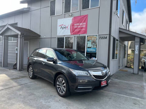 2015 Acura MDX for sale at Apex Motors Tacoma in Tacoma WA