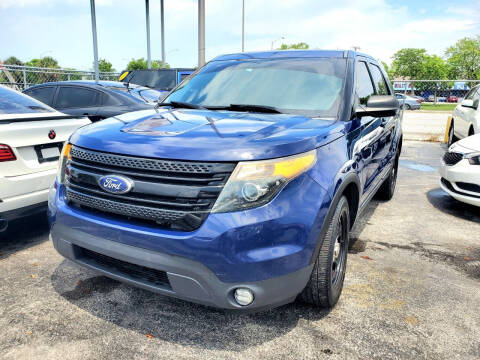 2014 Ford Explorer for sale at A Group Auto Brokers LLc in Opa-Locka FL