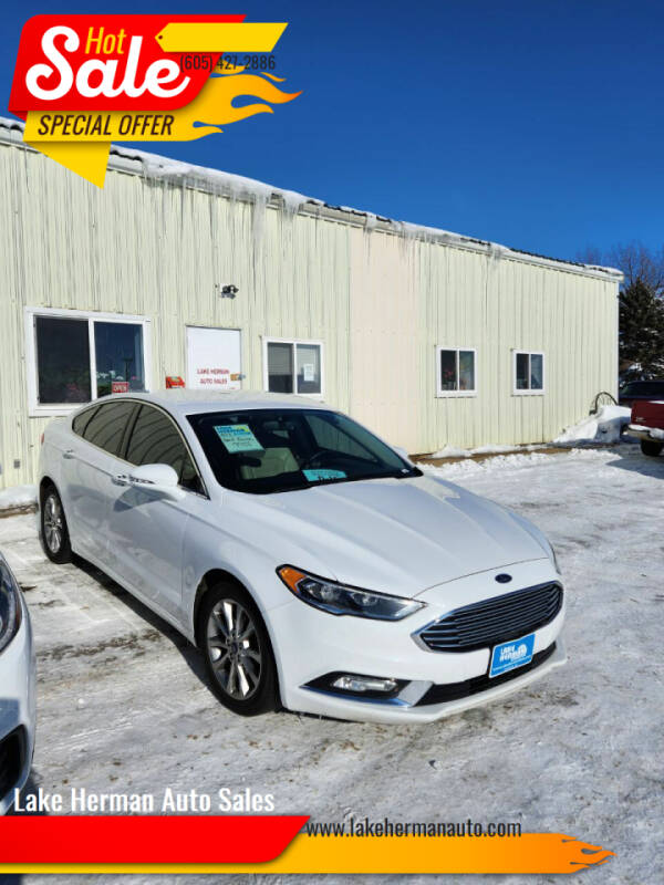 2017 Ford Fusion for sale at Lake Herman Auto Sales in Madison SD