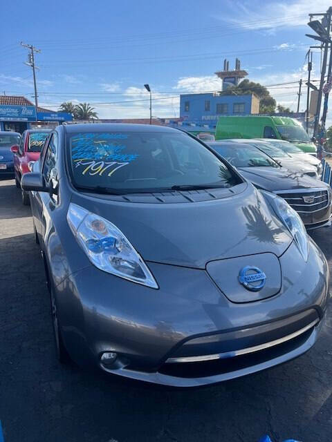 Gray 2015 Nissan LEAF S S 4dr Hatchback 1