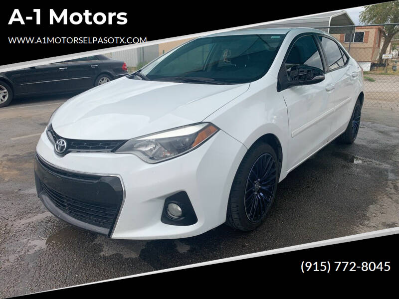 2016 Toyota Corolla for sale at A-1 Motors in El Paso TX