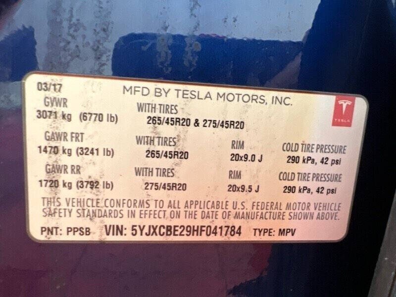 2017 Tesla Model X 75D