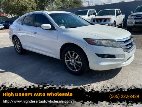 2012 Honda Crosstour for sale at High Desert Auto Wholesale in Albuquerque NM