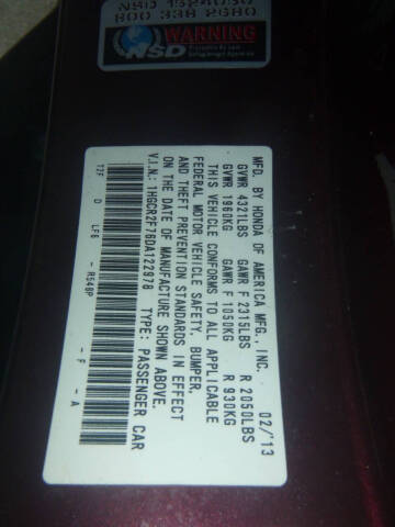 2013 Honda Accord EX