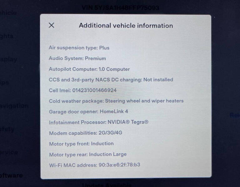 2015 Tesla Model S P85D