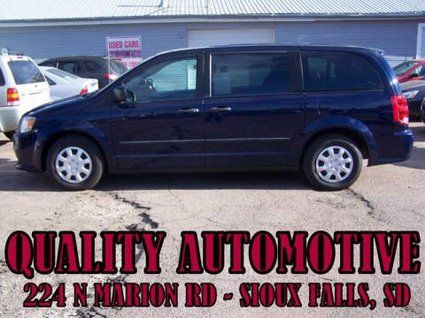 2012 Dodge Grand Caravan for sale at Quality Automotive in Sioux Falls SD