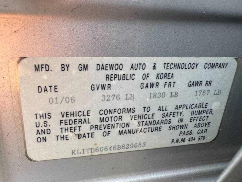 2006 Chevrolet Aveo LS