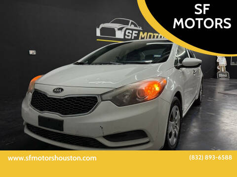 2016 Kia Forte for sale at SF MOTORS in Houston TX