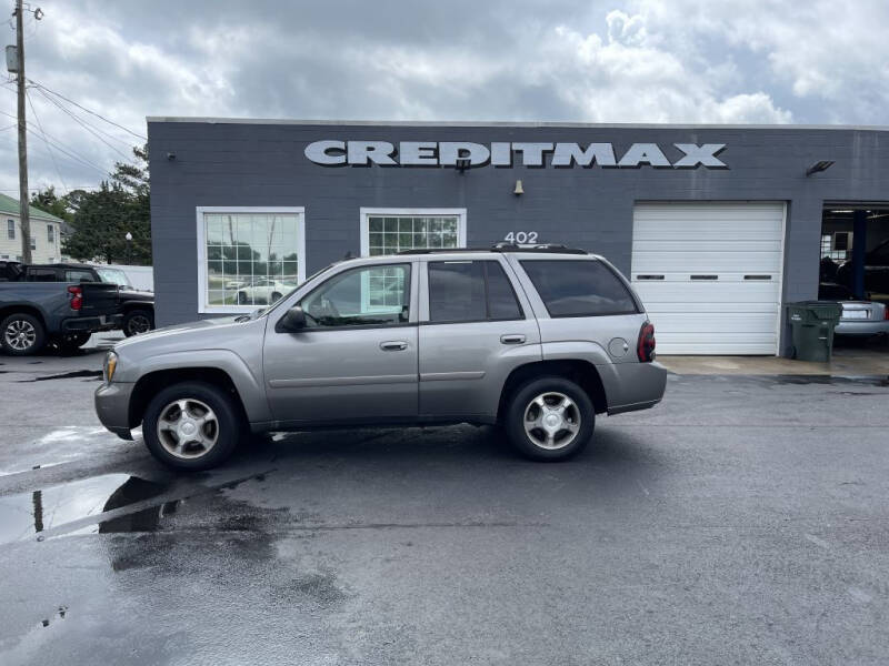 2008 Chevrolet TrailBlazer for sale at Creditmax Auto Sales in Suffolk VA