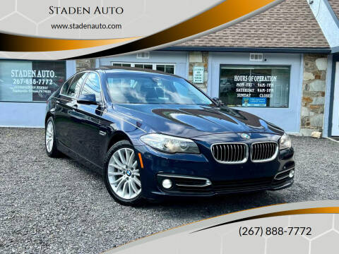 2014 BMW 5 Series for sale at Staden Auto in Feasterville Trevose PA