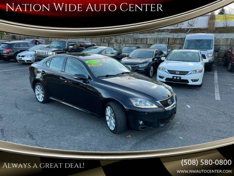 2013 Lexus IS 250 for sale at Nation Wide Auto Center in Brockton MA