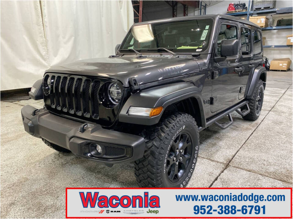 2021 Jeep Wrangler Unlimited for sale at Victoria Auto Sales in Victoria, MN