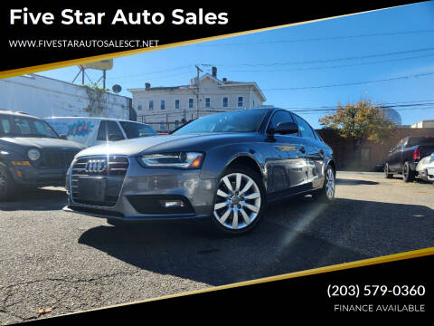2013 Audi A4 for sale at Five Star Auto Sales in Bridgeport CT