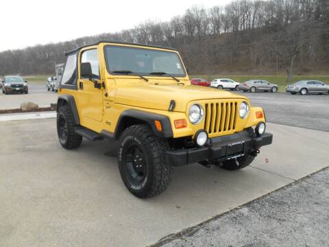 2001 Jeep Wrangler for sale at Maczuk Automotive Group in Hermann MO
