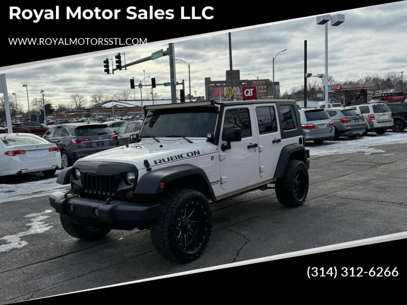 2009 Jeep Wrangler Unlimited for sale at Royal Motor Sales LLC in Saint Louis MO