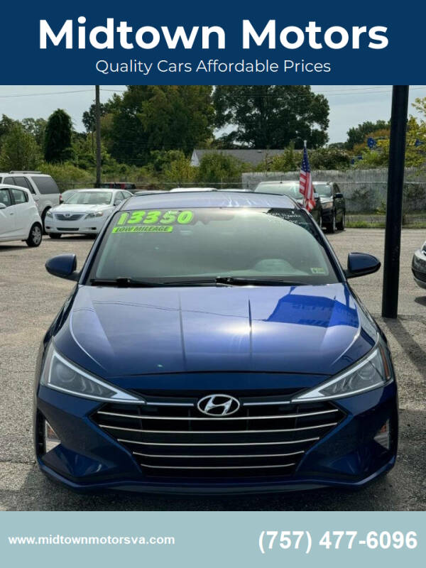 2019 Hyundai Elantra for sale at Midtown Motors in Newport News VA