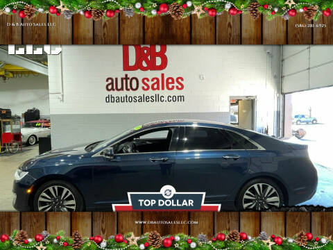 2017 Lincoln MKZ for sale at D & B Auto Sales LLC in Harrison Township MI